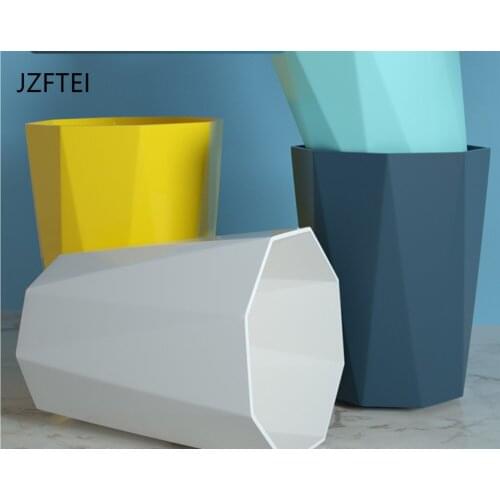 Living Room Office Trash Can Kitchen Creative Bedroom Paper Basket Minimalist Household Products