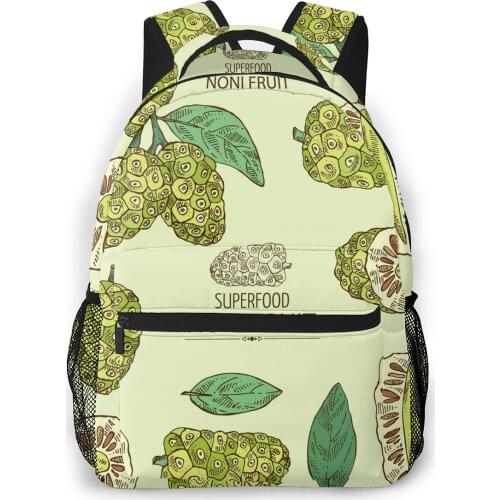 OLN Women Backpack with Multiple Using Women Backpacks Branch With Noni Fruit Female School Bag Girls Travel Bag