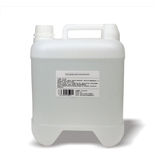 Wholesale Imported from Japan Car Body Wheel Hub Rust Removing Cleaning Agent Unisex Transparent Color Changing Type 1L