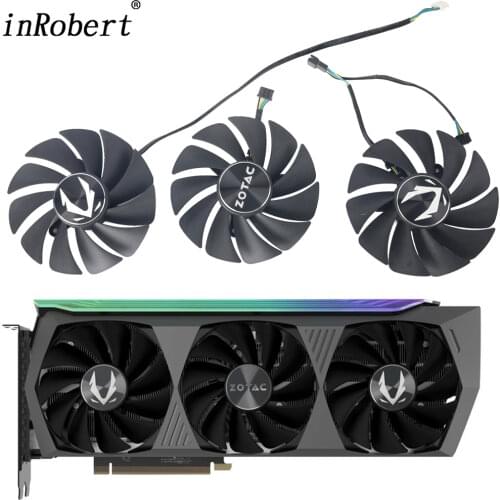 New 88mm GA92S2U 4Pin Graphics Card Fan Replacement RTX3080 For ZOTAC RTX 3070 3080 Ti 3090 AMP Holo GPU