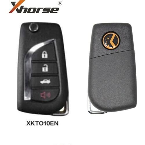 5PCS/Lot XHORSE (English Version) Wired Universal Remote Key Fob 4 Button for VVDI Key Tool XKTO10EN