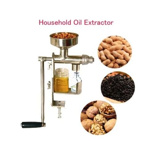 Manual Oil Press Machine Household Oil Extractor Expeller Peanut Nuts Seeds Oil Presser HY-03