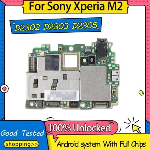 TDHHX Disassemble Replacement For Sony Xperia M2 D2302 D2303 D2305 Motherboard Mainboard Logic Board With Full Chips