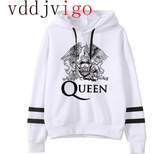 2021 Hot Unisex Funny Hip Hop Casual Funny Hoodie Freddie Mercury Men/women Sweatshirt Man/women Fashion Hood Streetwear Male