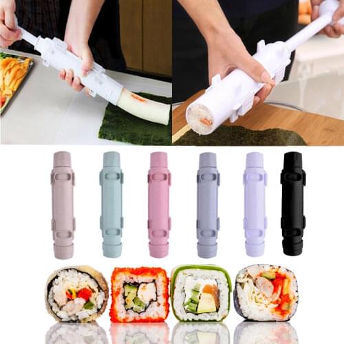 Quick Sushi Maker Roller Rice Mold Bazooka Vegetable Meat Rolling Tool DIY Sushi Making Machine Kitchen Gadgets
