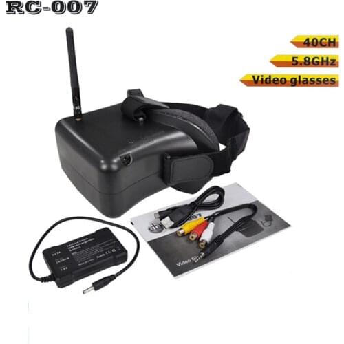 FPV RC-007 Video Glasses Mushroom Goggles 5.8G Antenna 3DB 40CH Antenna RX Blacksheep Antenna VS FPV Fatshark Glasses