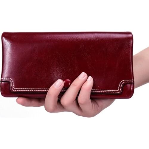Large Capacity Women Pu leather Wallets Female Long Zipper Hasp Purses Lady Money Bag Phone Wallet Card Holders Portable Clutch