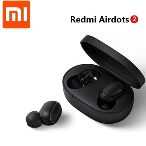 Xiaomi Redmi AirDots 2 Global & Chinese Version Low Lag Mode Left Right TWS Bluetooth Earphone True Wireless Stereo Auto Link