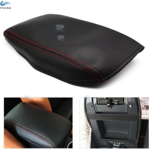 For Audi A6 2005 2006 2007 2008 2009 2010 2011 Center Console Armrest Box Cover microfiber leather Protection Pad