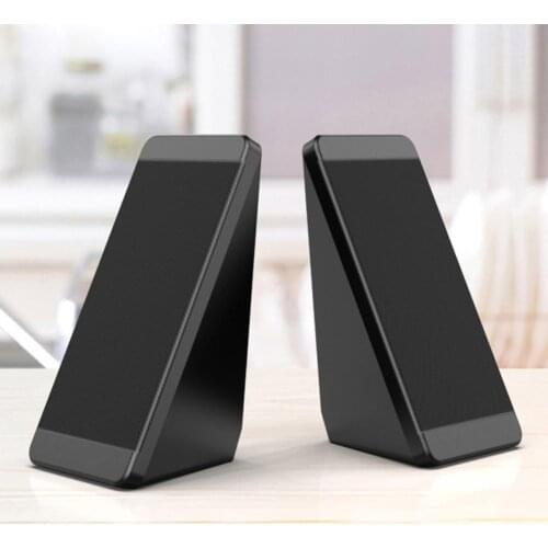 1 Pair USB 3.5mm Computer Speaker Loudspeaker USB Wired Audio Music Player Speakers for Desktop Computer Loudspeakers Speaker