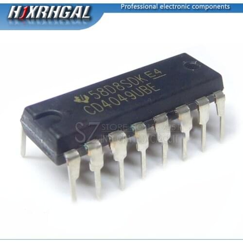 1PCS CD4049UBE DIP16 CD4049 DIP CD4049BE