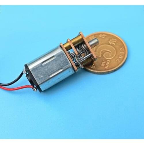 1pcs DC 5V 28RPM Slow Speed Motor Micro Mini N20 Full Metal Gearbox Gear Motor