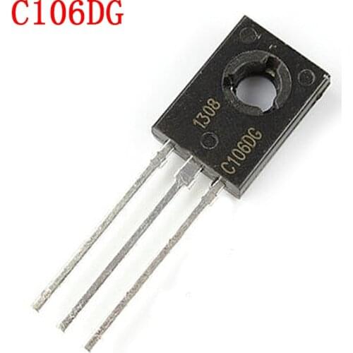 10PCS C106DG C106 TO-126 SCR 400V 4A New original fast delivery