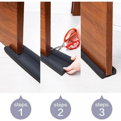 3Pcs Twin Door Draft Under Door Draft Stoppers Energy Saving Protector Door