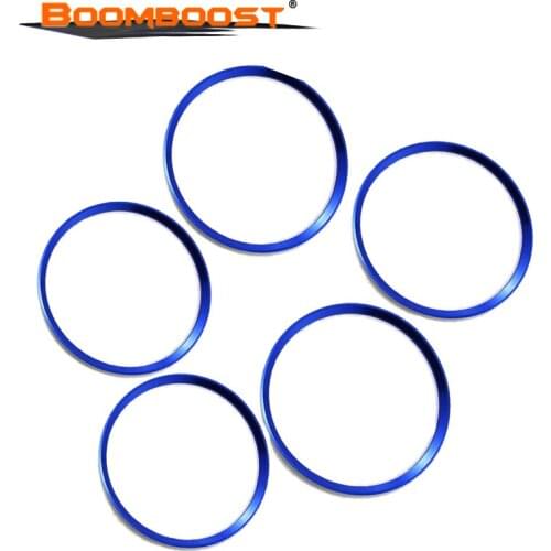 5 pcs Air Condition Air Vent Outlet Ring Cover Trim Decoration FOR B/enz GLA class A B CLA class Accessories