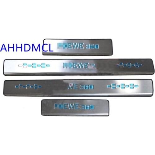 Car Welcome Pedal Threshold Strip Door Sill Strip For Roewe 360 2015 2016 2017 2018 2019