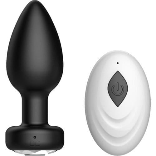 Wearable Silicone Anal Butt Plug Vibrator with Wireless Remote Control Anal Prostate Massager Sex Toys for Women Men Adult Gay