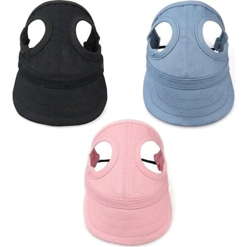Pet Cat Dog Hats Outdoor Sunbonnet For Cat Dog Birthday Gifts Puppy Cat Mini Solid Cap Baseball Cap Costume ccessories A01