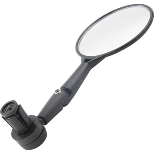 1 Pair Practical Bicycle Handle Bar End Mirrors 360 Rotating Bike Side Rearview Mirrors Cycling Equipment Accessories Parts