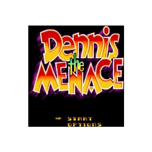 Dennis the Menace NTSC Version 16 Bit 46 Pin Big Gray Game Card For USA Game Players