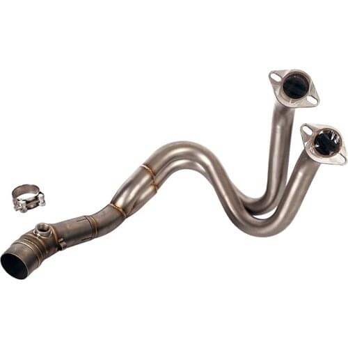Motorcycle Exhaust System Header Front Connect Link Tube for Kawasaki ER6N ER6F Ninja 650 Z650 Verysys 650