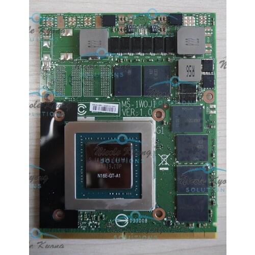 GTX 970M GTX970M MS-1W0J1 Ver 1.0 6G DDR5 192bit VGA Video Card For MSI 16F3 16F4 1762 1763 GT60 GT70 GE72 Series