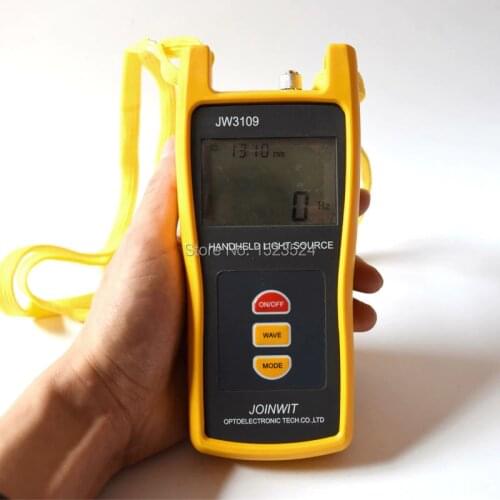 JW3109 1310/1550nm Singlemode Handheld Optical Fiber Optic Light Source