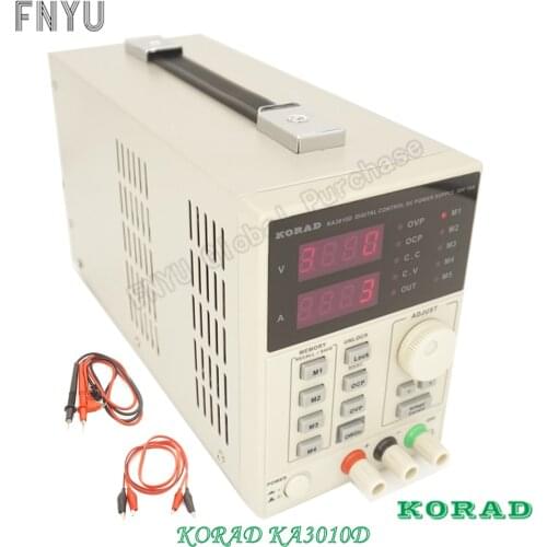 KORAD KA3010D Precision Variable Adjustable 30V, 10A 0.01V 0.001A DC Linear Power Supply Digital Regulated Laboratory Class