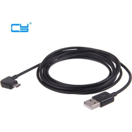 Left angled 90 degree Micro USB Male to USB Data Charge for Mobile Phone & Tablet cable 0.2m 1.0m 2.0m 3.0m 5.0m