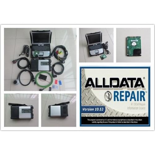 Mb star c5 2020.12 alldata 10.53 software 2in1 hdd 1tb with laptop netbook cf19 touch screen full set ready to use cheap