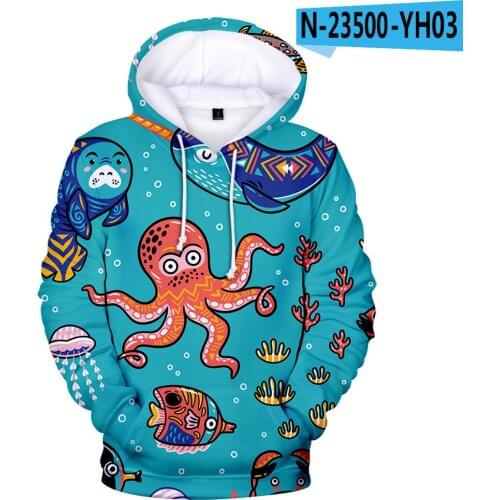 2020 Anime 3D Digital Printing Pattern Flower Marine 3D Tie Dye Men/Women Hoodie Fashion Hombre Sudaderas Con Capucha Sweatshirt