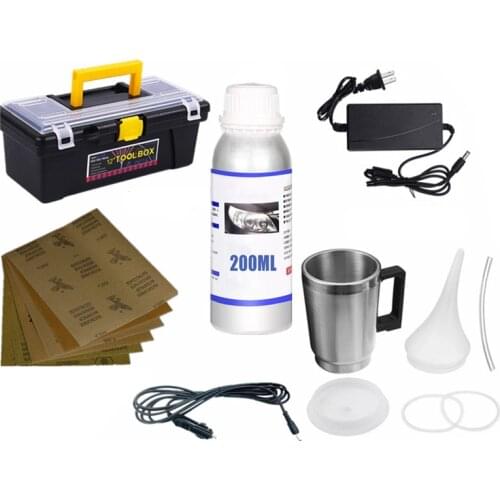 Acetone Vapor Headlight Coating Car Headlight Repair Fluid Car Light Polishing Set Headlight Atomization Atomizing Cup Set