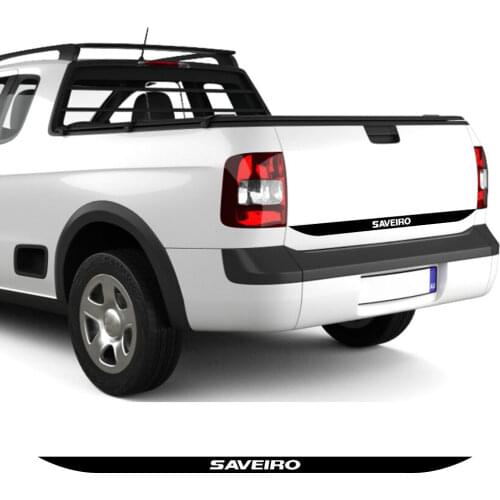 For Volkswagen Saveiro Pickup Tailgate Decals Car Rear Tail Stickers Truck Graphics Vinyl Decor Cover Auto Tuning Accessories