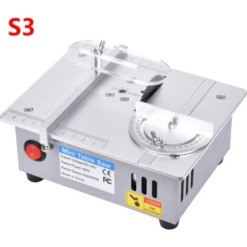 S3 desktop micro table saw mini table cutting machine precision DIY small table saw acrylic plate saw