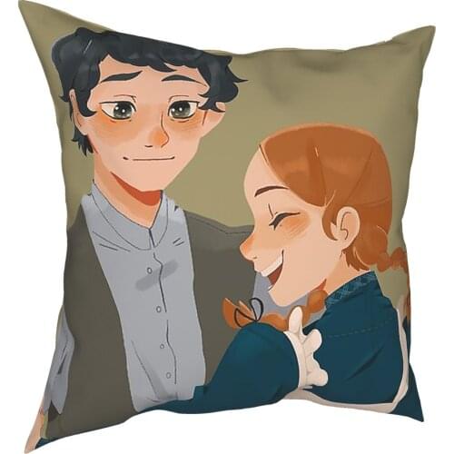 Anne With An E Gilbert Dance Pillow Cover Home Decorative Cushion Cover Throw Pillow for Sofa Polyester Double-sided Printing