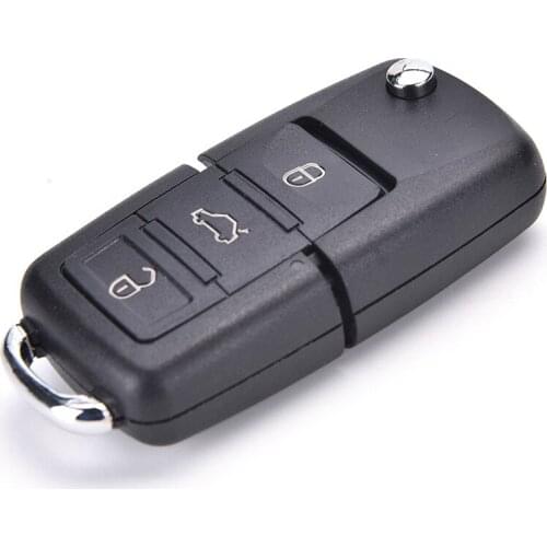 New 3 Button Folding Remote Key Folding Case For Golf Passat Bora