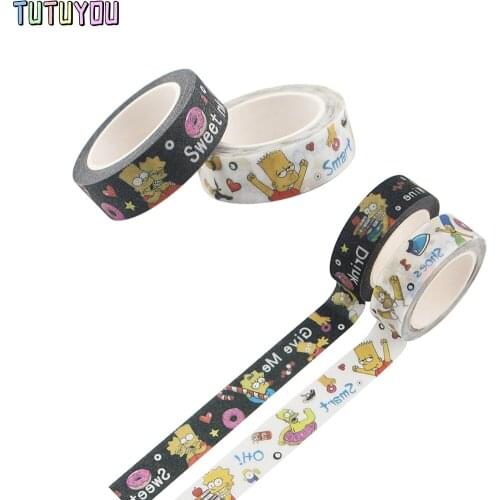 PC2199 1pcs Anime Cartoon Matte Surface High Quality DIY Tape Paper Office Stationery School Supply Tapes