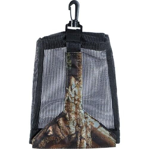 Underwater Weight Scuba Mesh Pouch Diving Storage Net Bag With Clip Diving Storage Bag