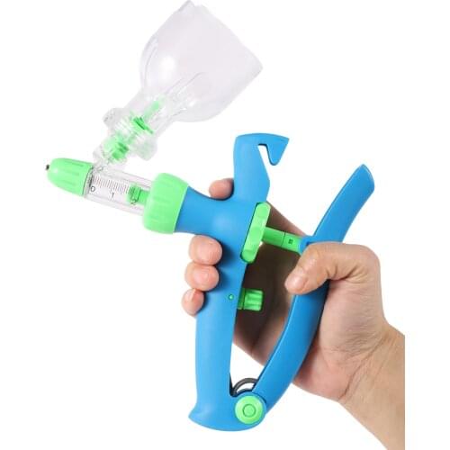 2/5/10ml Syringe Veterinary Continuous Injector Vaccine Injection Poultry Adjustable Automatic For Chicken Duck Pig Cow Sheep