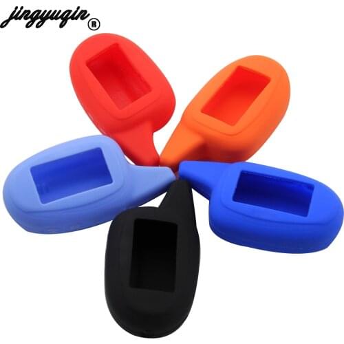 Jingyuqin Corlorful Russian version Scher-khan Silicone case for Magicar 7/8/9 LCD Two Way Car Alarm System M7/M8/M9 LCD