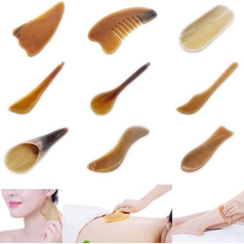 Scraper Massage Natural Quartz Jade Stone Guasha Board Rose Face Massager Gua sha Stone Pressure Therapy For Face Back Neck Body