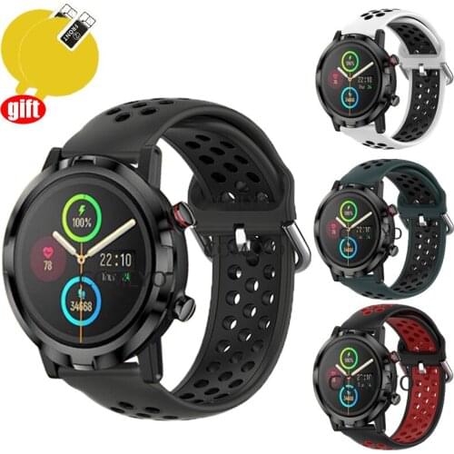 For Xiaomi Haylou LS05S RT band Sport Silicone Watchband Strap Smartwatch Breathable Bracelet For ls05s screen protector film