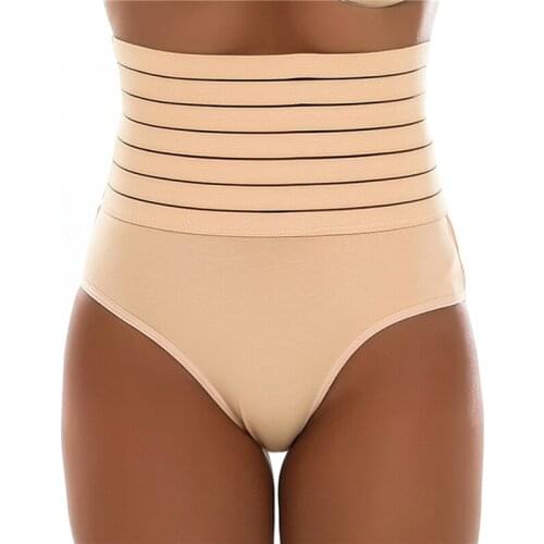 Womens High Waist Shaping Panties Breathable Body Shaper Slim Tummy Underwear Fashion Seamless Panties For Female Shapewear