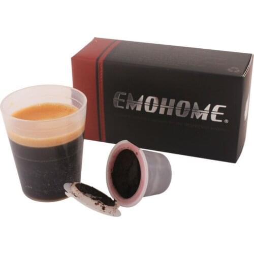 5/10pcs Espresso Refillable Coffee Capsule Compatible Nespresso Machine System, Not Machine