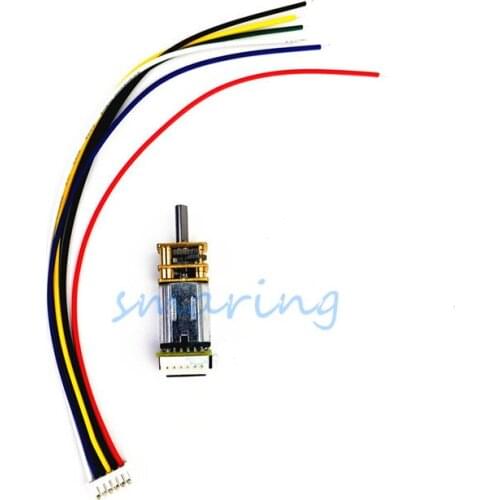 6V GA12-N20 Geared Motor Intelligent Robot Electronic Lock Micro DC Small Motor Low Speed Gear