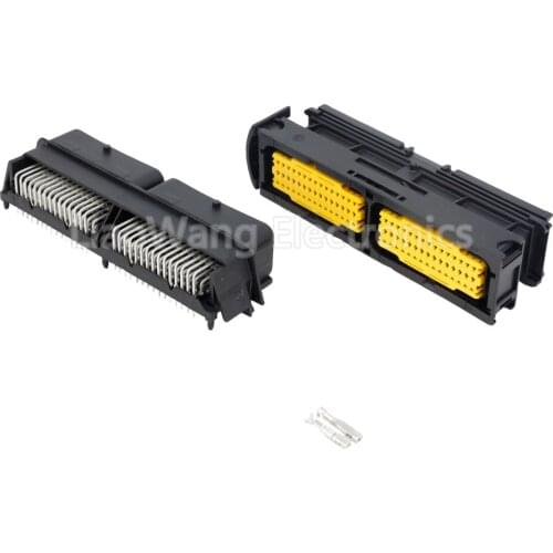 90-pin black jacket waterproof connector with terminal DJ7901-1.5-10 21 90P connector