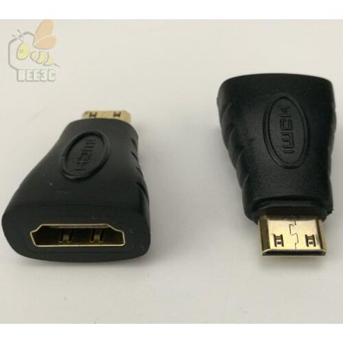 HDMI-compatible A female in to type C HDTVmale out (HDTV female to mini HDTV Male) Connector adapter 500pcs