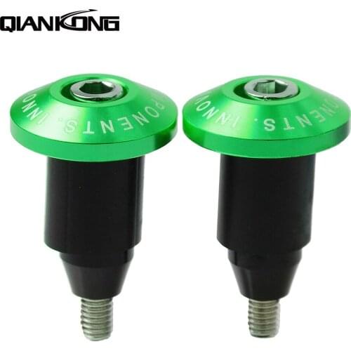 7/8 "22mm CNC Aluminum Moto Handlebar Grips Bar Ends For KAWASAKI ZX-6R ZX-10R ZZR1400 Z750 Z750S Z800 ZR800 Z900 Z800 Z300