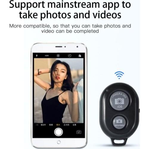 Bluetooth Remote Control Button Wireless Controller Self-Timer Camera Stick Shutter Release Phone Monopod Selfie For Ios Android