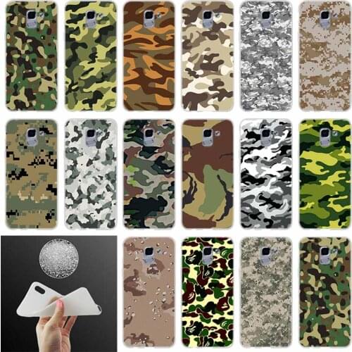 Phone case Cover Camouflage Pattern Camo military Army FOR Samsung Galaxy J6 J4 J8 J7 2018 Plus J3 J5 J7 Prime Pro 2017 2016